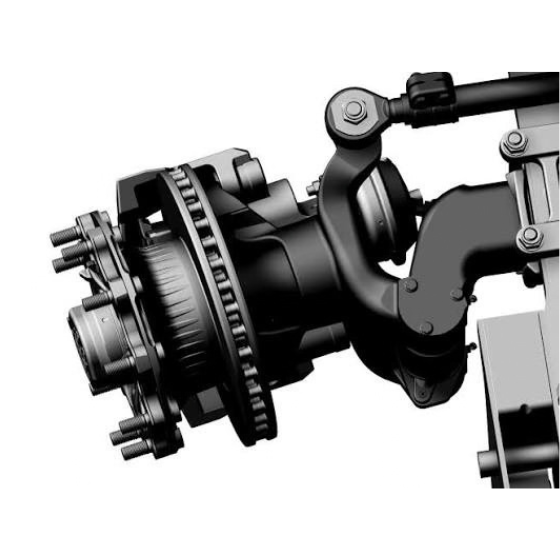 Essieu complet BPW ECO Plus 3 9 t avec frein à disque ECO Disc TS2 4309 – Image 2